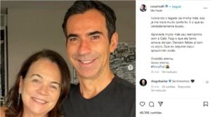 Abalado, César Tralli se pronuncia pela primeira vez em desabafo emocionante sobre a morte da mãe: "Lição de vida" (Foto: Reprodução / Instagram)