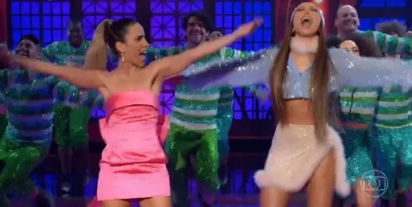 Wanessa Camargo e Sabrina Sato no Lyp Sync (Foto Reprodução)