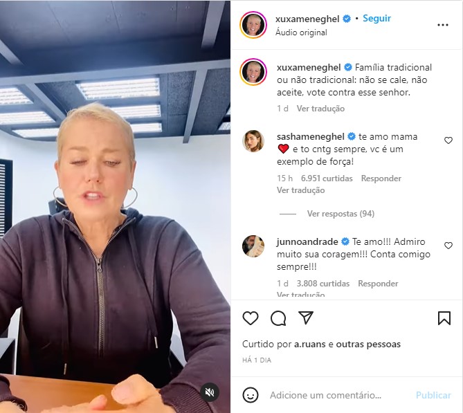 Xuxa Meneghel faz relato de abuso sexual que sofreu - Foto: Reprodução