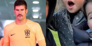 Filhos do goleiro Alisson são as crianças mais lindas do mundo (Foto: Reprodução/Montagem)