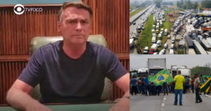 Imagem do post Jair Bolsonaro ordena que bolsonaristas parem de paralisar rodovias e diz que está triste com o resultado das urnas