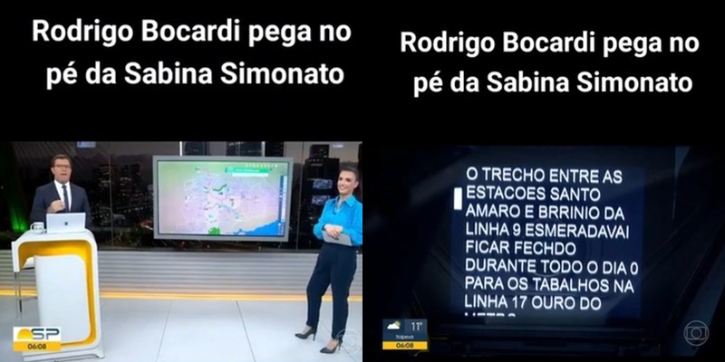 Bocardi mostrou os erros de Sabina Simonato no TP do Bom Dia São Paulo