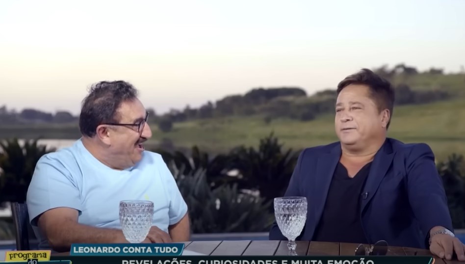 Leonardo deixou Ratinho incrédulo ao fazer revelação sobre Xororó (Foto: Reprodução)