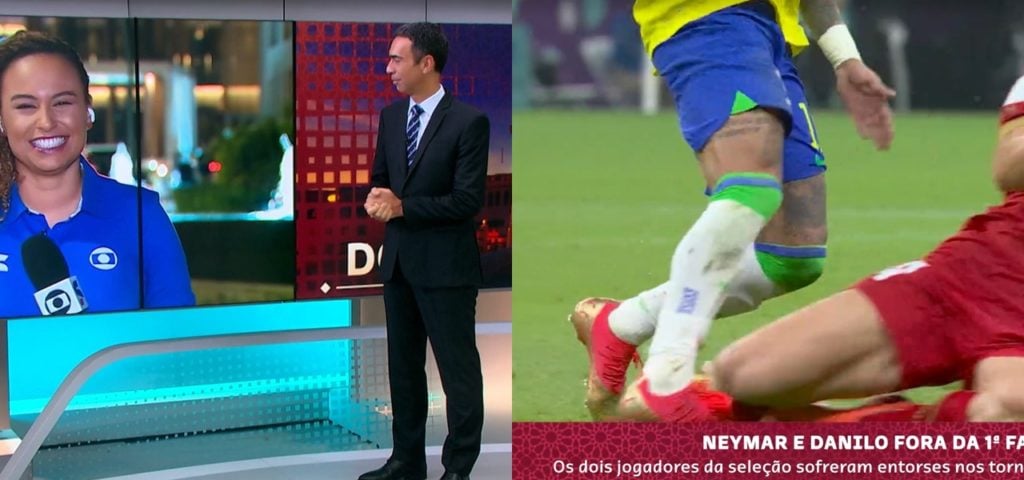 César Tralli desejou uma rápida recuperação para Neymar