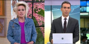 Ana Maria Braga e César Tralli anunciaram morte de Gal Costa no 