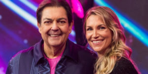 Faustão tem como principal parceira Anne Lottermann (Foto: Divulgação/Band)