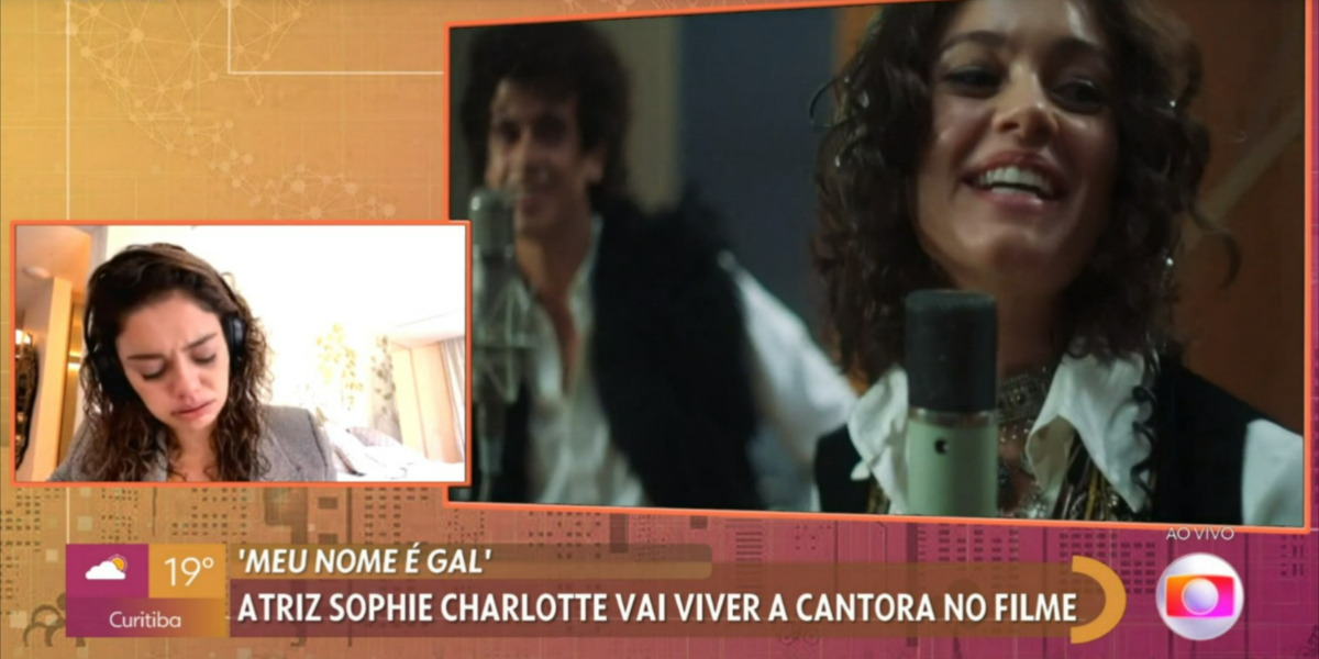 Sophie Charlotte interpretou Gal Costa em filme, que será lançado ano que vem (Foto: Reprodução/TV Globo)