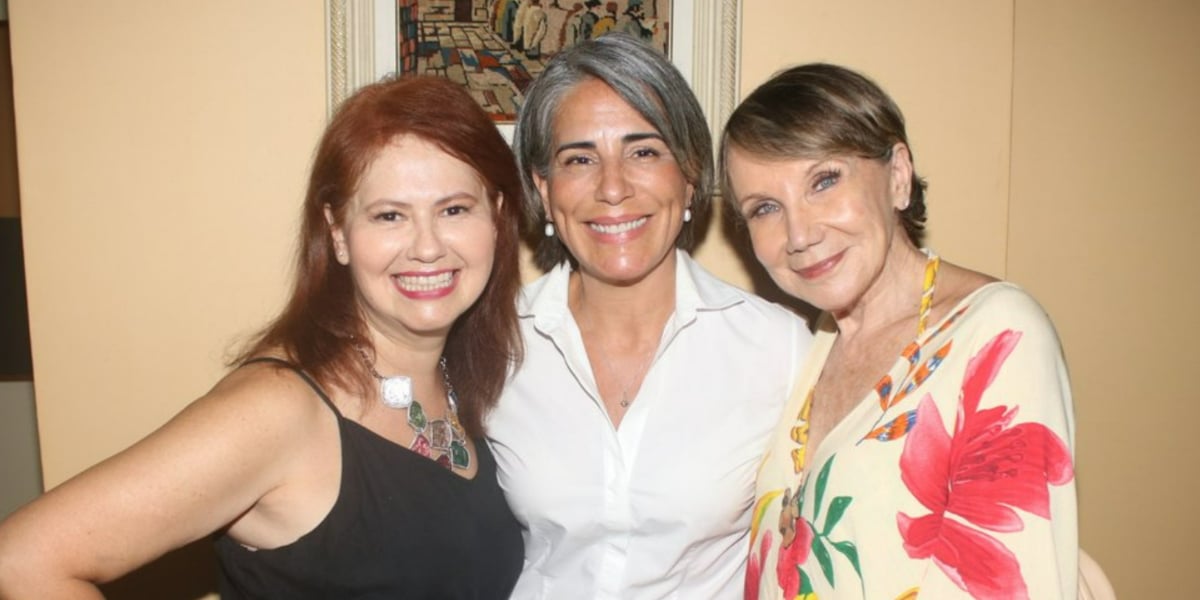 Narjara Turetta, Gloria Pires e Sylvia Massari (Foto: Divulgação)