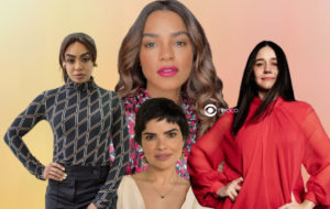 Alessandra Negrini, Dandara Mariana, Lucy Alves e Vanessa Giácomo são uma das estrelas de Travessia (Foto: Reprodução / Globo / Montagem TV Foco)