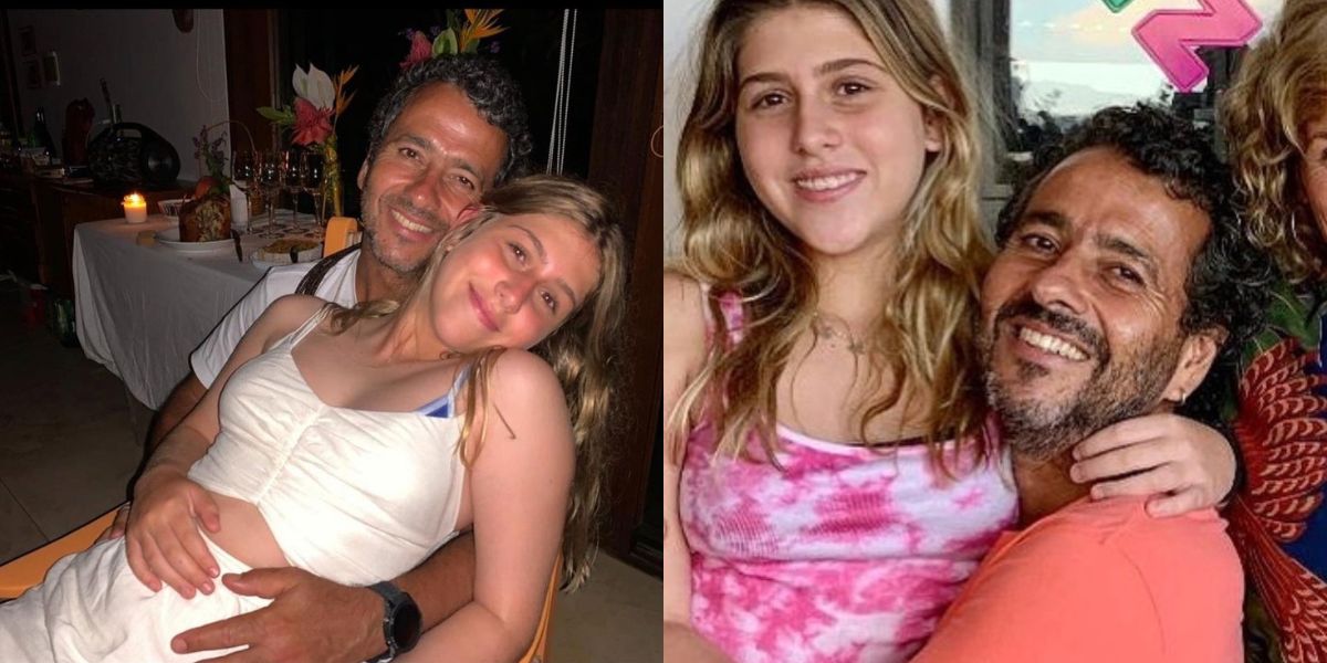 Filha do ator Marcos Palmeira tem 14 anos e chama-se Júlia