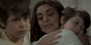 Filho de Juliana Paes, a Bibi, em A Força do Querer, o Dedé, cresceu hoje é adolescente (Reprodução Globo)