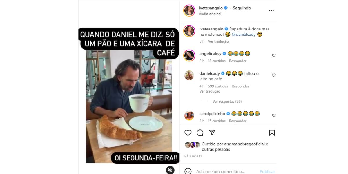 Ivete Sangalo usa as redes sociais pra contar o que escuta do marido