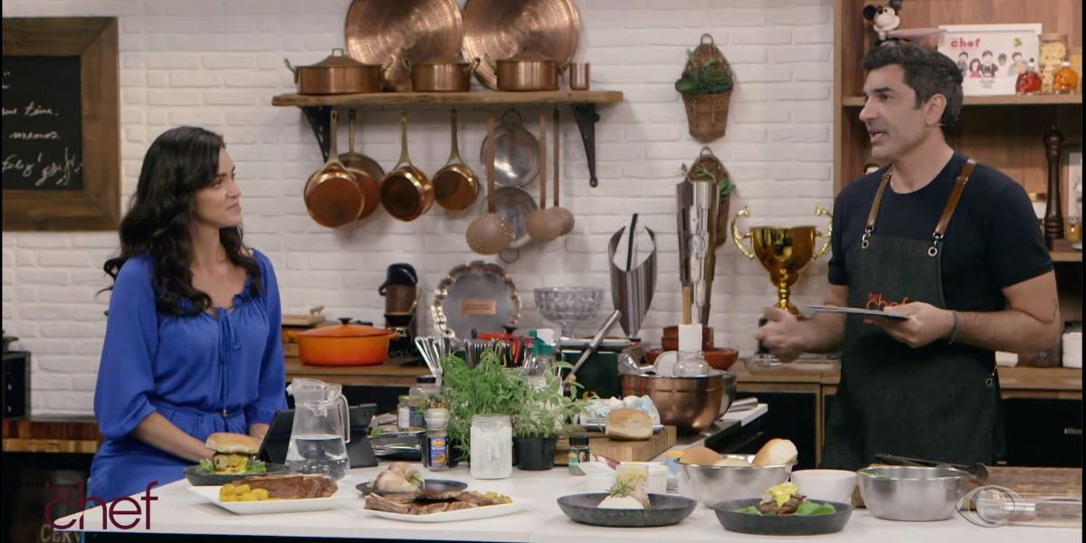 Jaqueline Ciocci fez Edu Guedes se emocionar no The Chef