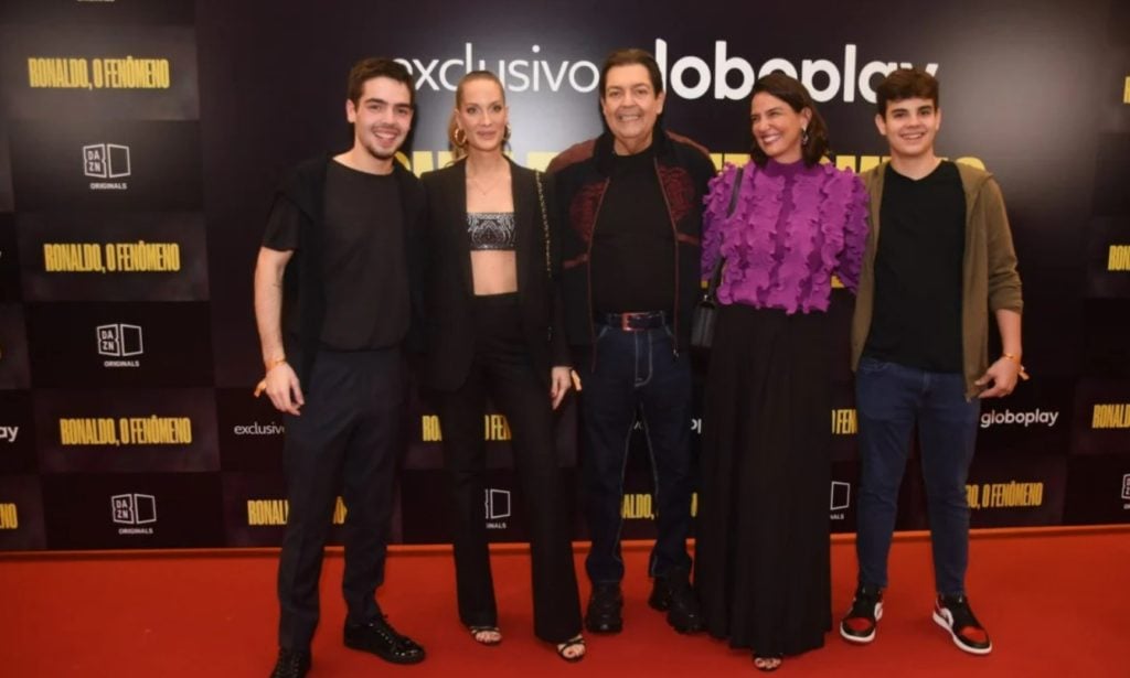 João Guilherme, Schyneider Moura, Faustão, Luciana Cardoso e Rodrigo Silva