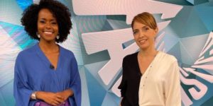 Maju Coutinho e Poliana Abritta comandam o Fantástico na Globo (Foto: Reprodução)