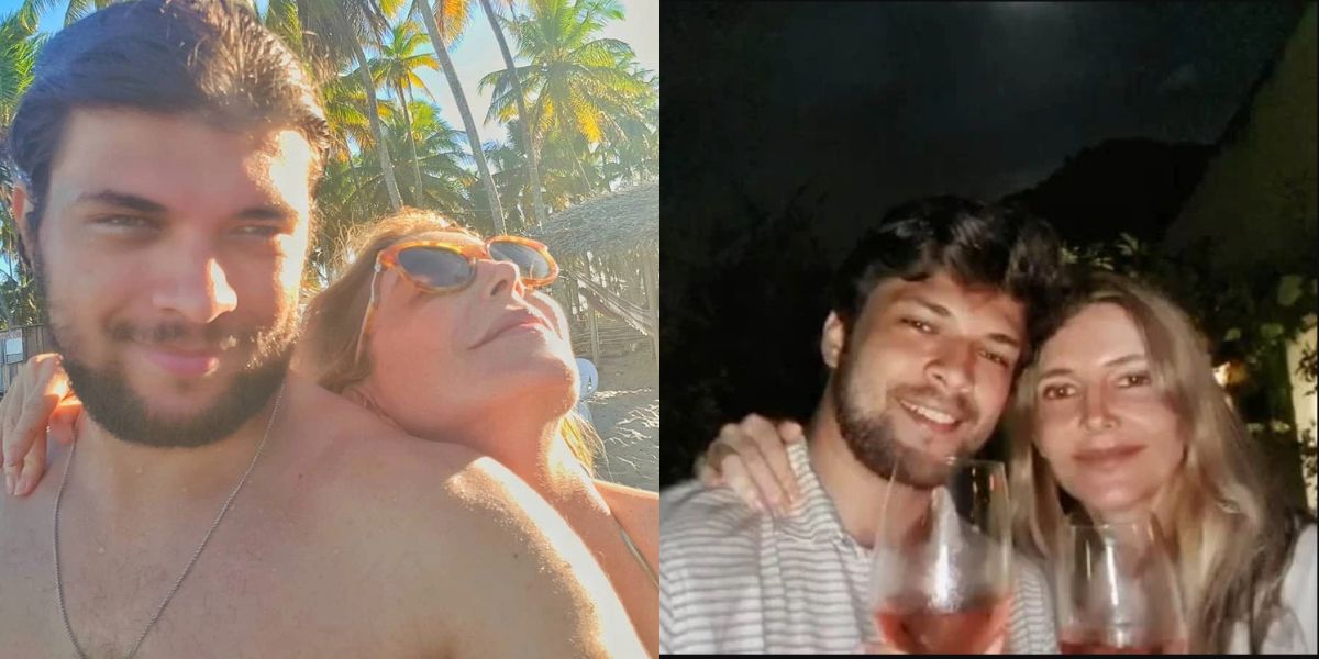 Maria Padilha e seu marido Brenno