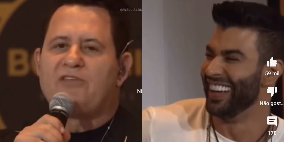 Marrone se irrita com pergunta durante live com Gusttavo Lima