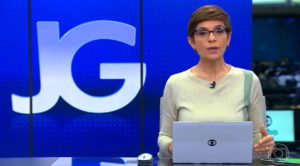 Renata Lo Prete na última edição do Jornal da Globo- Foto: Reprodução/Globo