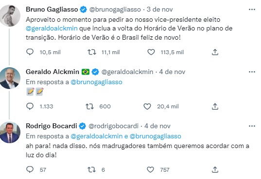 Rodrigo Bocardi respondeu Bruno Gagliasso após o ator pedir a volta do horário de verão