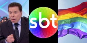 Atriz do SBT assumiu que gosta de mulheres no programa de Silvio Santos (Foto: Reprodução/Montagem)