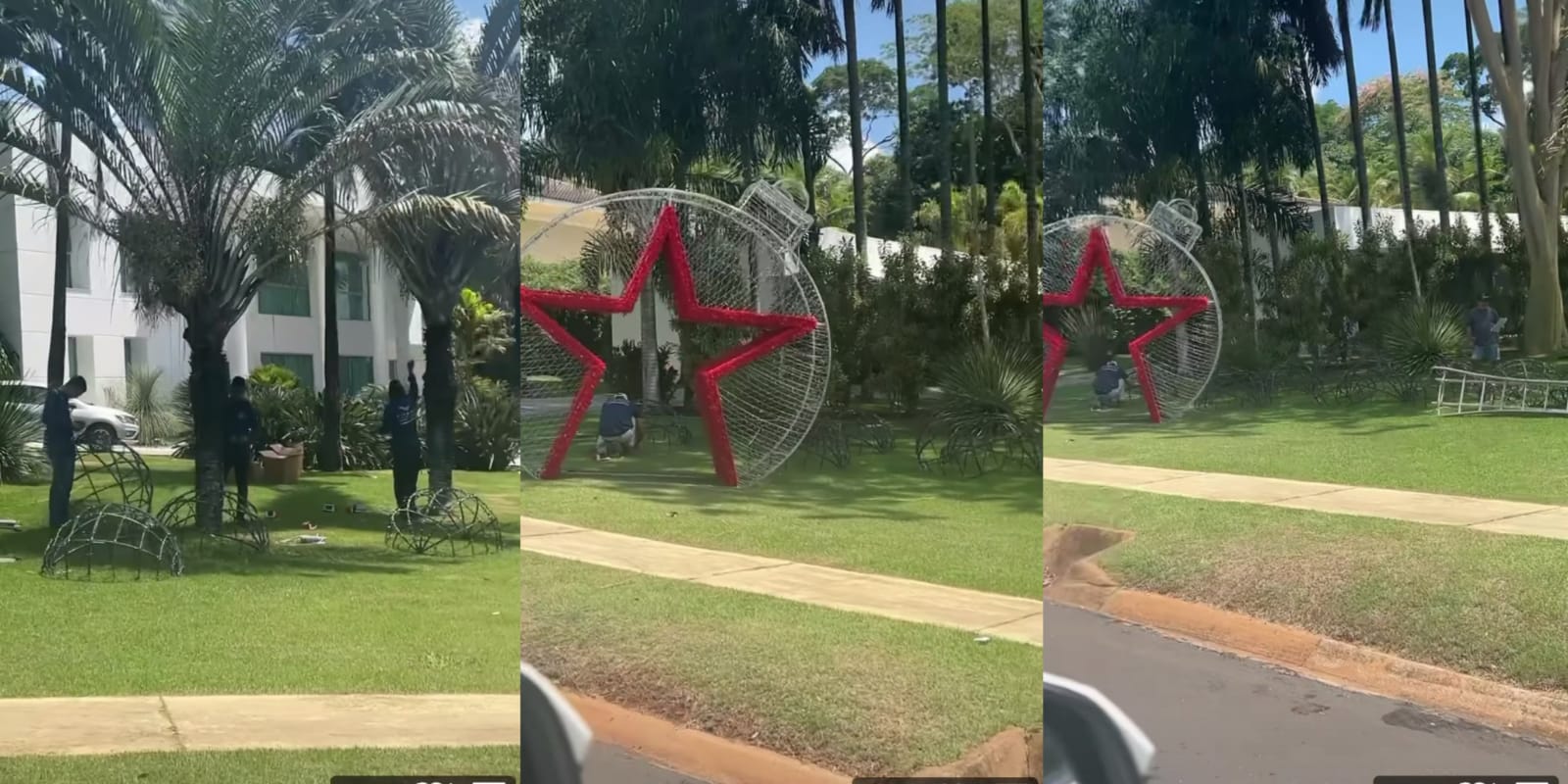 Poliana Rocha divulga decoração de Natal (Foto: Reprodução/Instagram/Montagem)