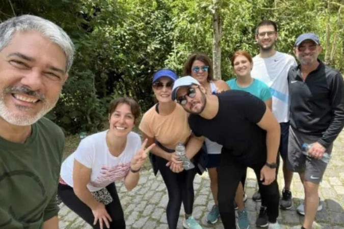 William Bonner, Natasha Dantas, Fátima Bernardes e Túlio Gadelha