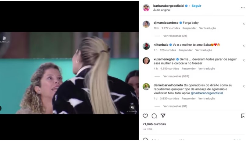 Xuxa defendeu Bárbara Borges e atacou Deolane