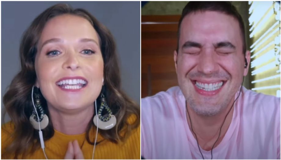 Fernanda Rodrigues e André Marques hoje são grandes amigos (Foto: Reprodução)