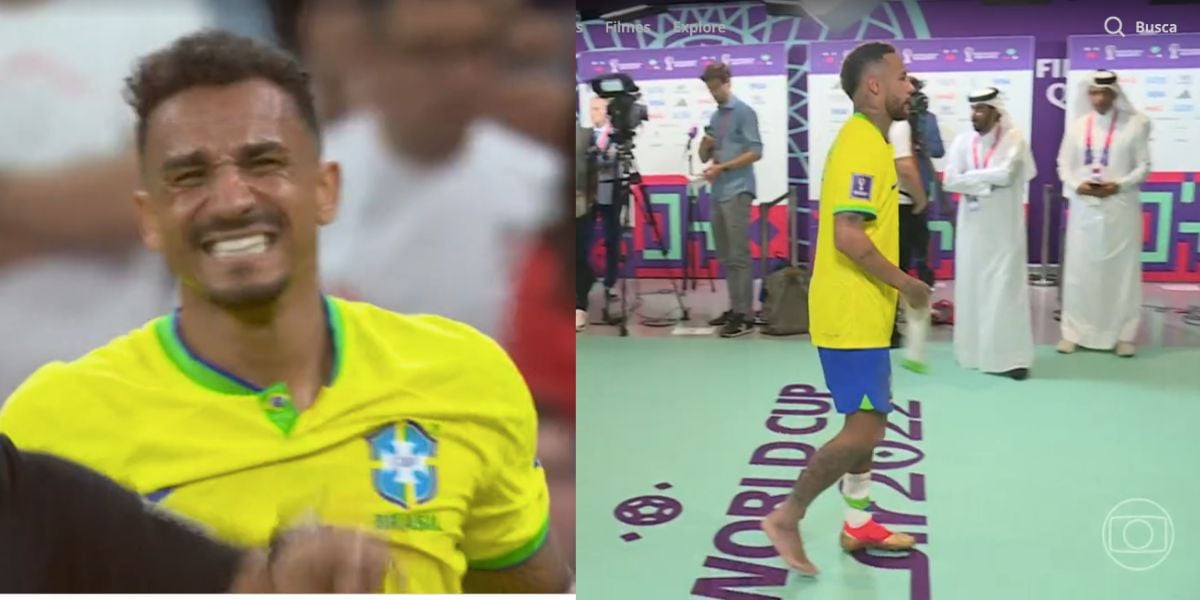 Danilo e Neymar estarão fora do próximo jogo do Brasil, que ocorre nesta segunda-feira, 28 (reprodução)