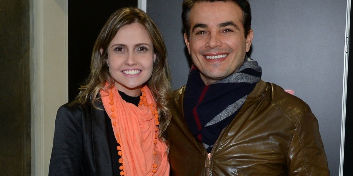 Anderson Di Rizzi e Thaíse Galante, a professora com quem é casado e tem dois filhos (Foto: AgNews)