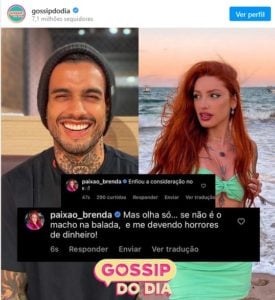 Brenda Paixão, campeã do Power Couple Brasil detona Matheus Sampaio após flagrar o ex com outra (Foto: Reprodução / Twitter)