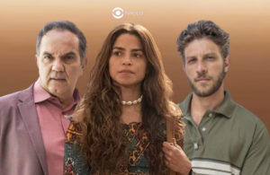 Travessia - Guerra fica sabendo de tudo e Brisa se rende a Ari e se estrepa. Veja o resumo de terça-feira (08) (Foto: Reprodução / Globo / Montagem TV Foco)