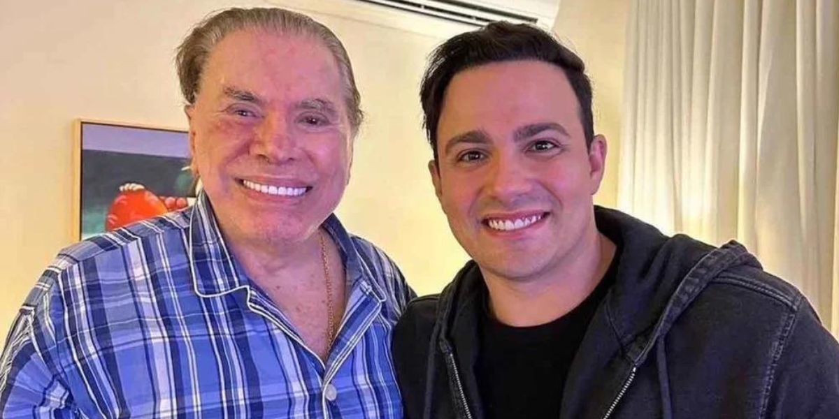 Silvio Santos e Gustavo Moura (Reprodução)