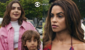 Travessia - Tonho (Vicente Alvite) cria torta de climão entre Brisa (Lucy Alves) e Chiara (Jade Picon) e Brasil cobra Gloria Perez (Foto: Reprodução / Globo / Montagem TV Foco)