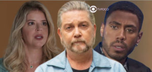 Cara e Coragem - Rebeca mente em depoimento, Duarte enfrenta Danilo e Leonardo toma decisão bombástica (Foto: Reprodução / Globo / Montagem TV Foco)