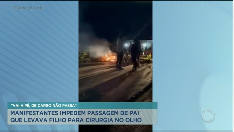 Balanço Geral exibiu um vídeo que deixou Gottino revoltado na Record- Foto: Reprodução