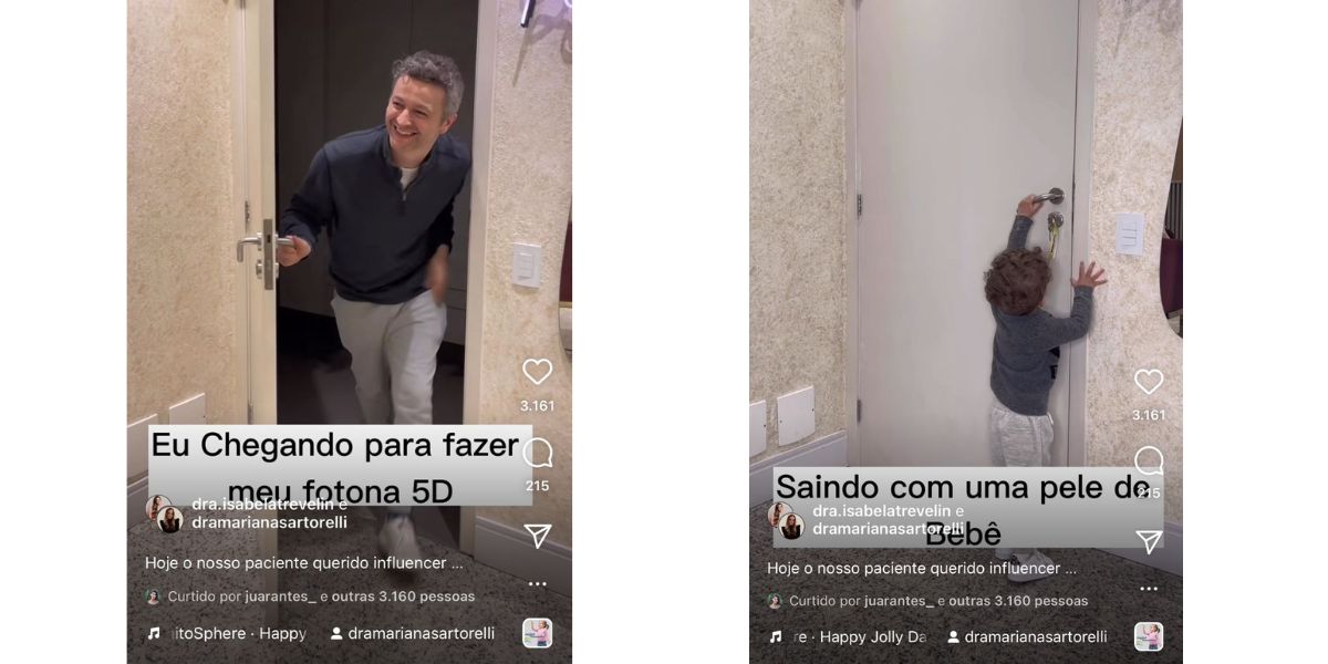 Filho de Sandy é exposto pelo próprio pai (reprodução)  