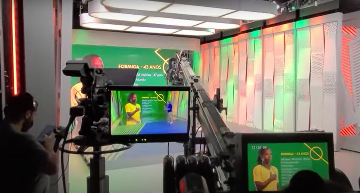 Bastidores da Globo em sua preparação para transmitir o maior fenômeno do esporte mundia, a Copa do Mundo 2022 (Divulgação)