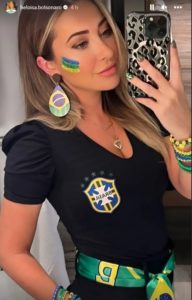 Nora de Bolsonaro posta stories no Catar (Foto: Reprodução / Instagram)