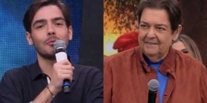 João Guilherme e Faustão (reprodução) 