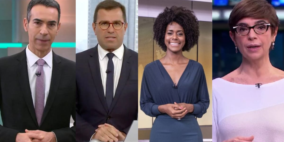 Jornalistas da Globo recebem salários absurdos (Reprodução: Montagem TV Foco)