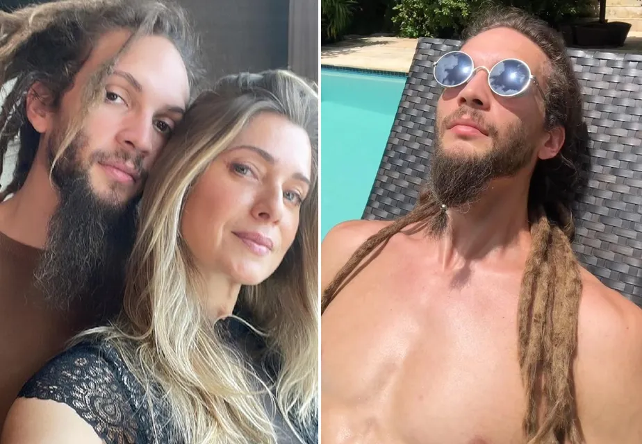 Pablo Vares, marido de Letícia Spiller, é algo de críticas nas redes sociais pela sua aparência mais uma vez, e rebate haters - Foto Reprodução