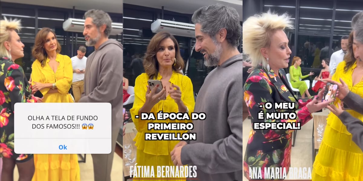 Marcos Mion revela o plano de fundo de Fátima Bernardes e Ana Maria (Reprodução: Instagram)