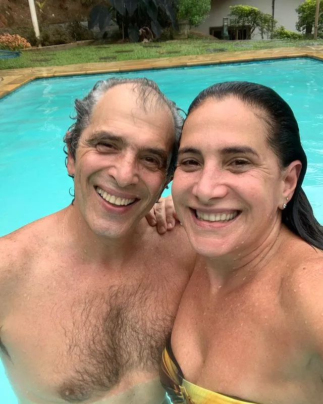 Totia Meireles e seu marido, Jaime Rabacov - Foto Reprodução