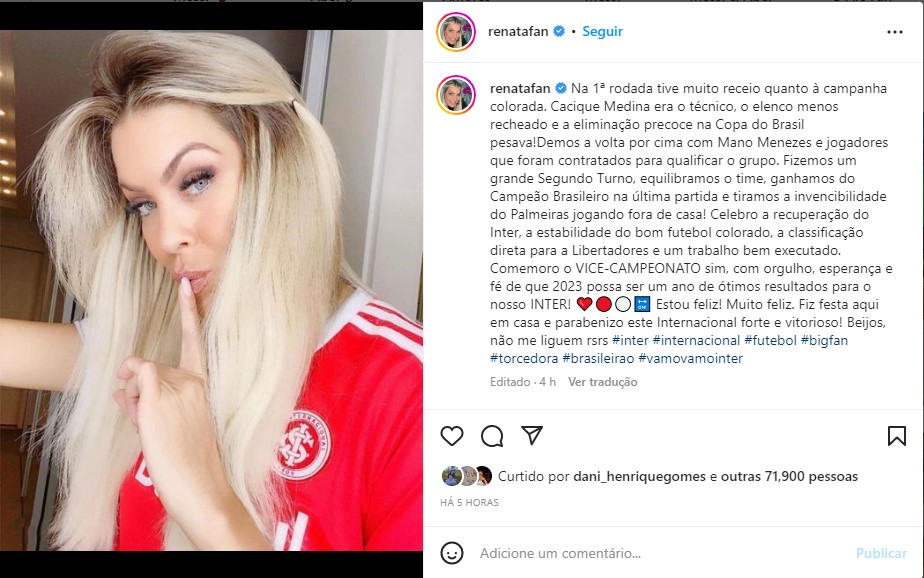 Renata Fan surge revoltada e detona em desabafo