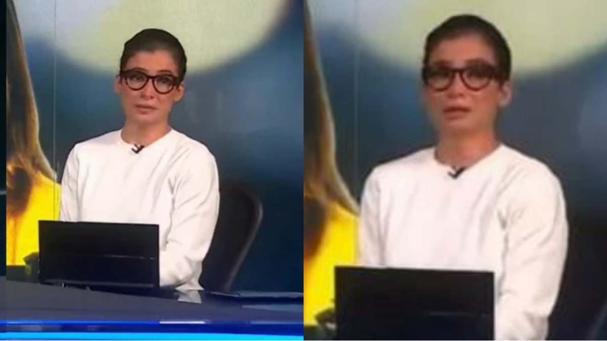 Renata Vasconcellos não controla o choro no Jornal Nacional 