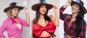 Enquete A Fazenda 14: Babi, Kerline e Moranguinho estão na roça; vote em quem você quer que fique (Foto: Reprodução / Record TV / Montagem TV Foco)