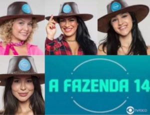 Babi, Moranguinho, kerline e Bia estão na roça de A Fazenda 14 (Foto: Reprodução / Globo / PlayPlus / Montagem TV Foco)