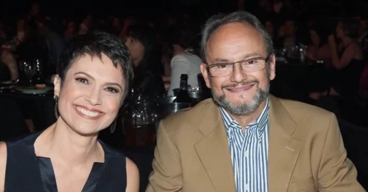 Sandra Annenberg e Ernesto Paglia são casados (Foto: Reprodução)