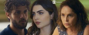 Travessia - Ari ameaça tirar Tonho de Brisa, Chiara desdenha e Núbia culpa Dante (Foto: Reprodução / Globo / Montagem TV Foco)